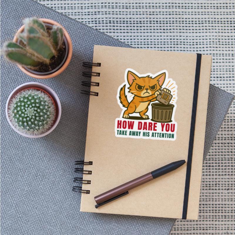 Angry Gamer Cat – Funny Retro Console Trash Meme