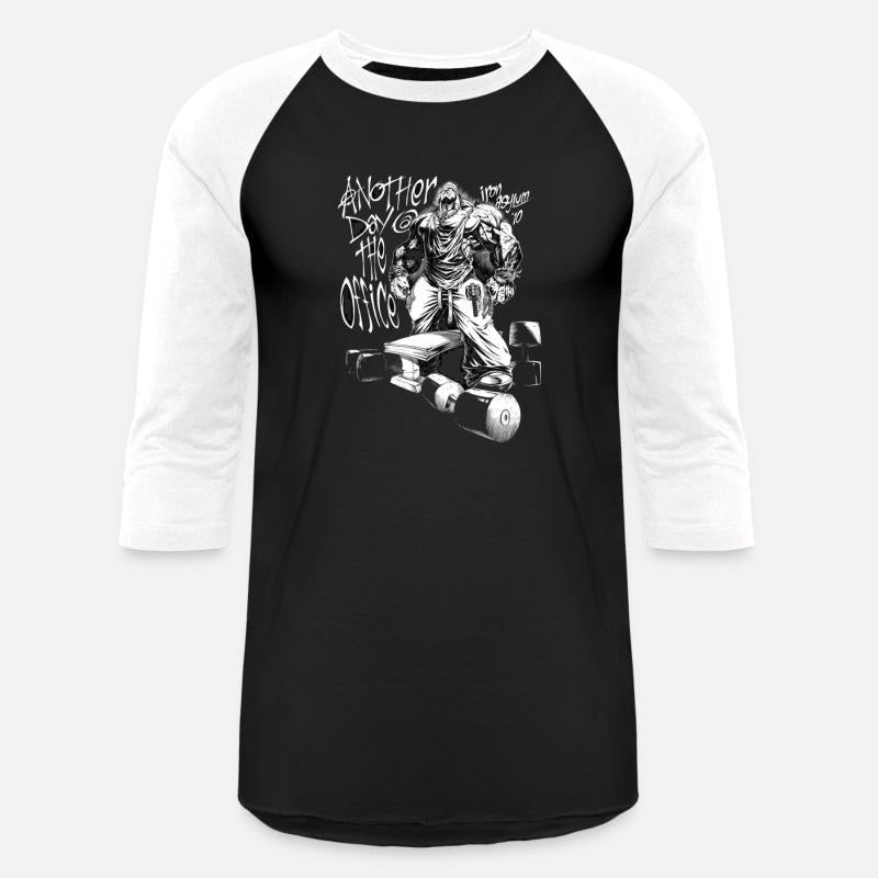 ANOTHER DAY AT THE OFFICE T-SHIRT IRON ASYLUM GYM