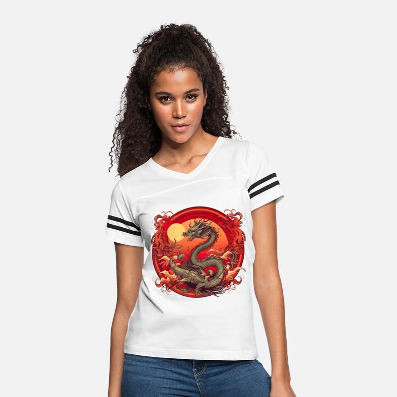 Asian Dragon Anime Japanese Sea Waves