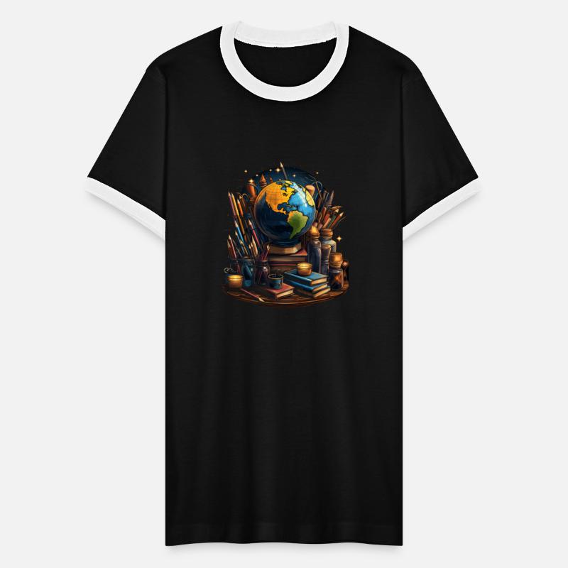 Back to School Teacher Student Book Pencil Globe