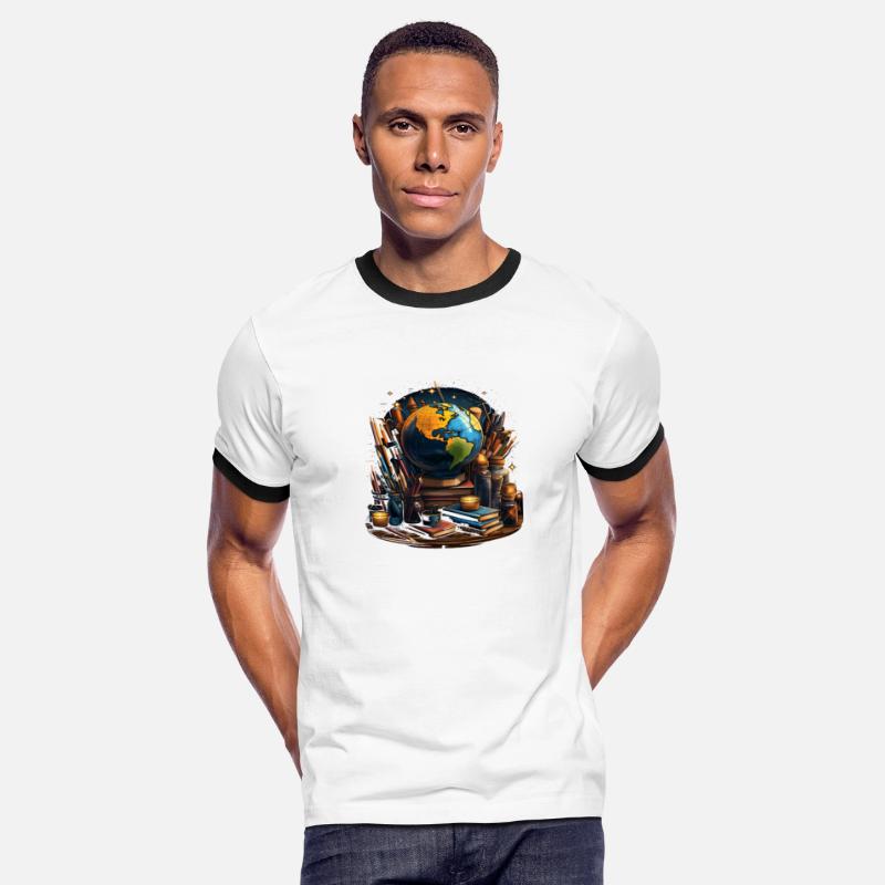 Back to School Teacher Student Book Pencil Globe