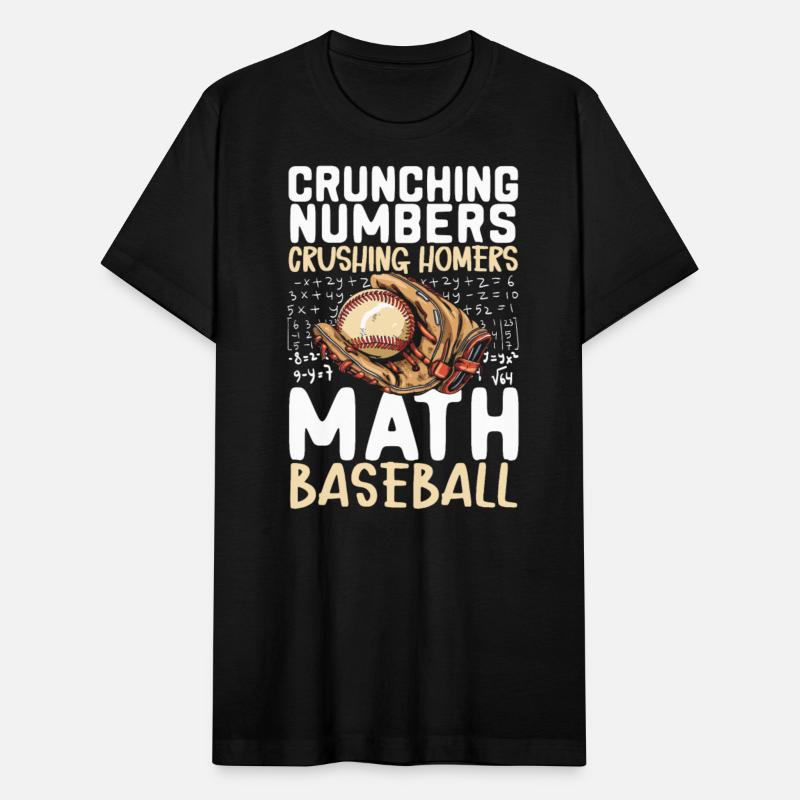 Baseball Math Lover Mathematician Baseball Player