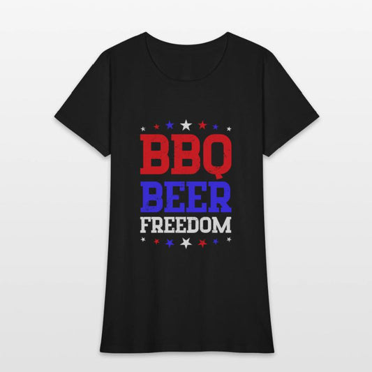 BBQ Beer Freedom Barbeque Party Drinking Beer 4th