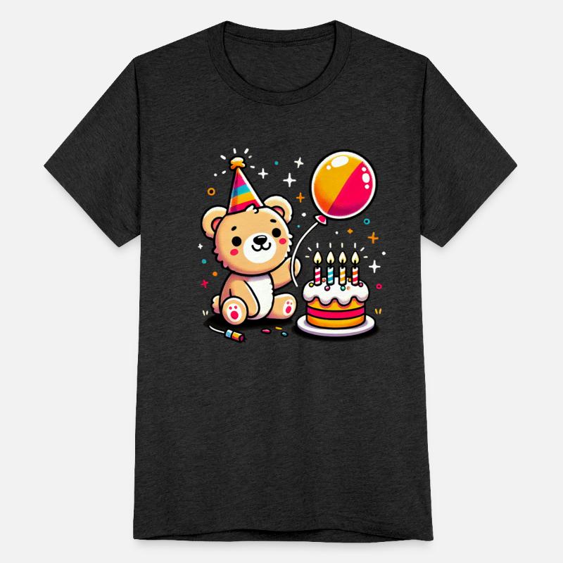 Bear Kid Celebrating Birthday