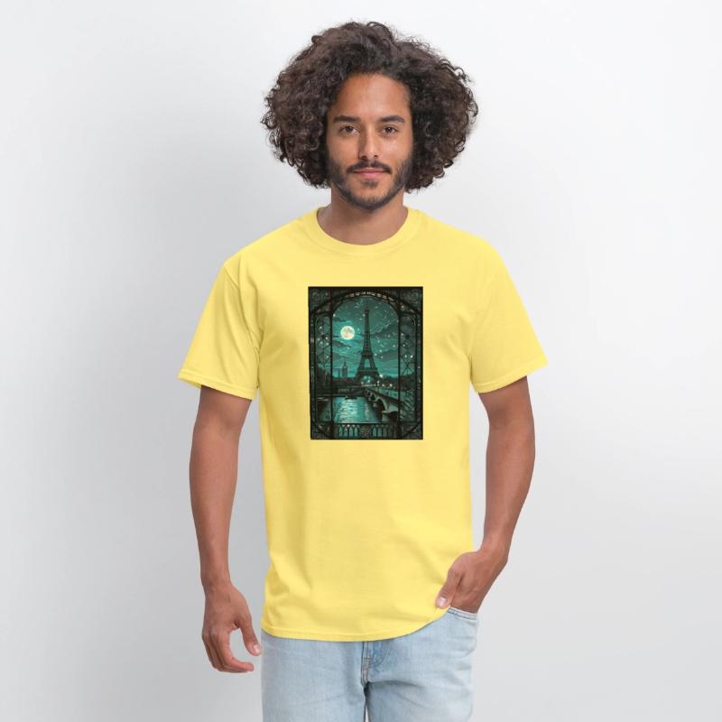 Beautiful Night at Eiffel Tower Paris France