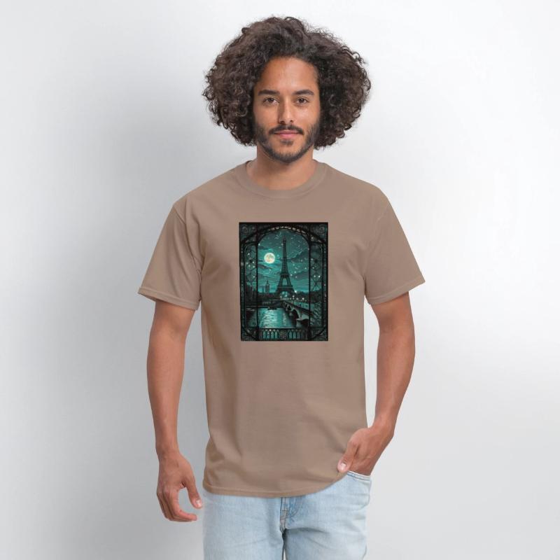 Beautiful Night at Eiffel Tower Paris France