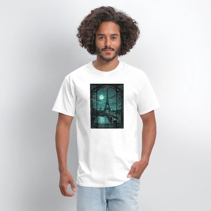 Beautiful Night at Eiffel Tower Paris France