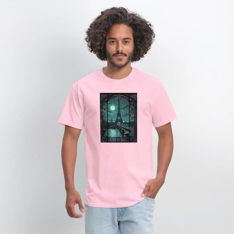 Beautiful Night at Eiffel Tower Paris France