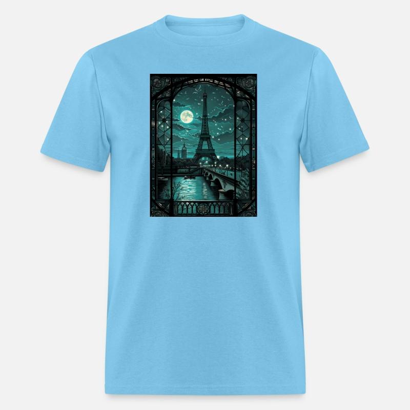 Beautiful Night at Eiffel Tower Paris France