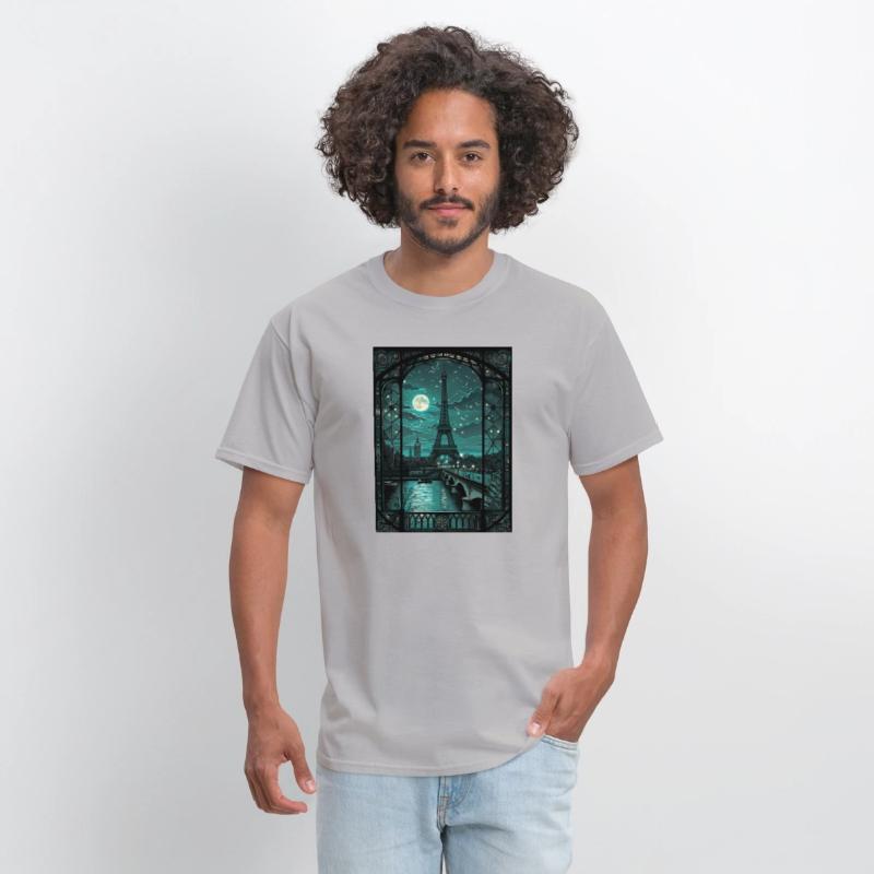 Beautiful Night at Eiffel Tower Paris France