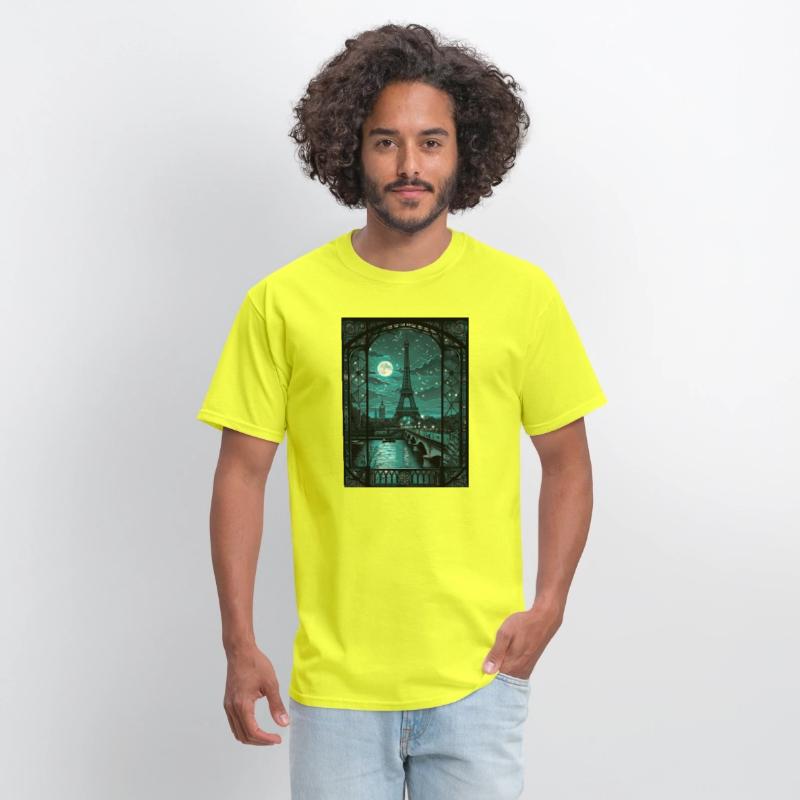 Beautiful Night at Eiffel Tower Paris France