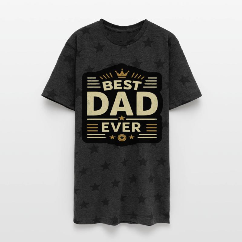 Best Dad Ever Vintage Retro T-Shirt Cool Dad Quote