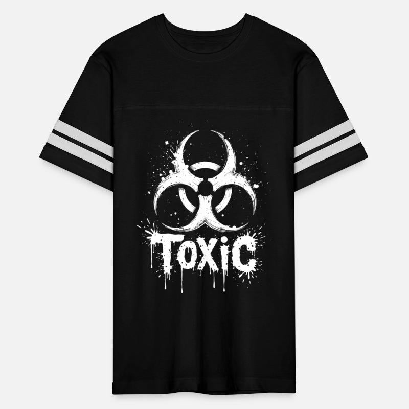 Biohazard Symbol Toxic Grunge Style