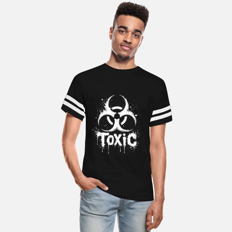 Biohazard Symbol Toxic Grunge Style