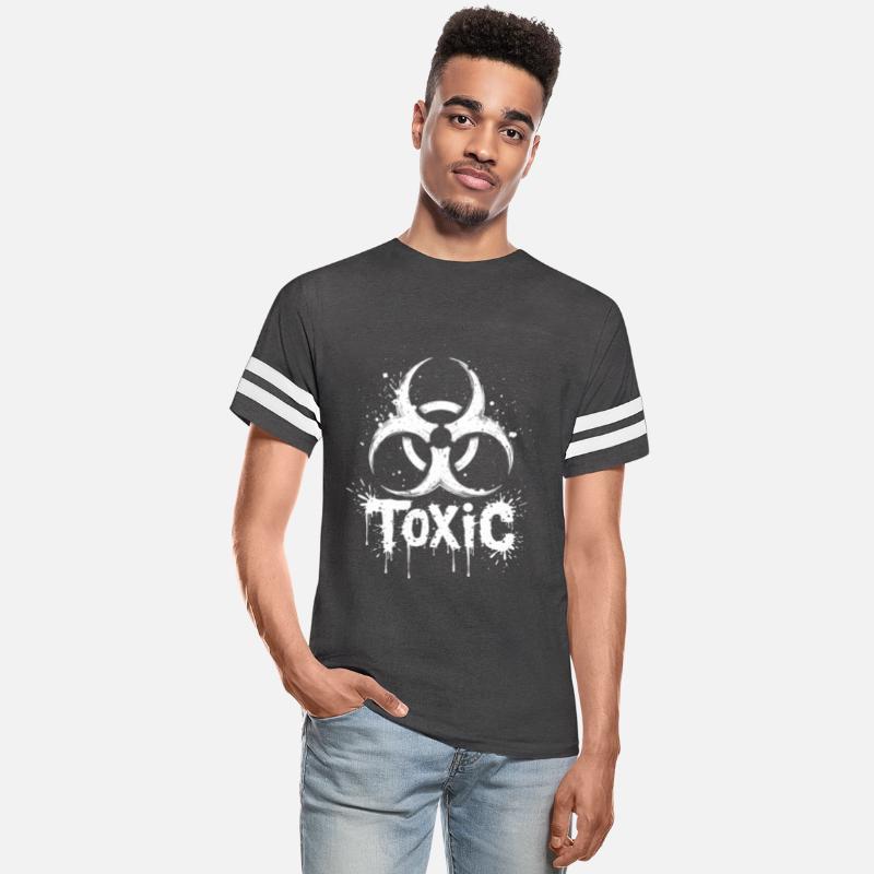 Biohazard Symbol Toxic Grunge Style