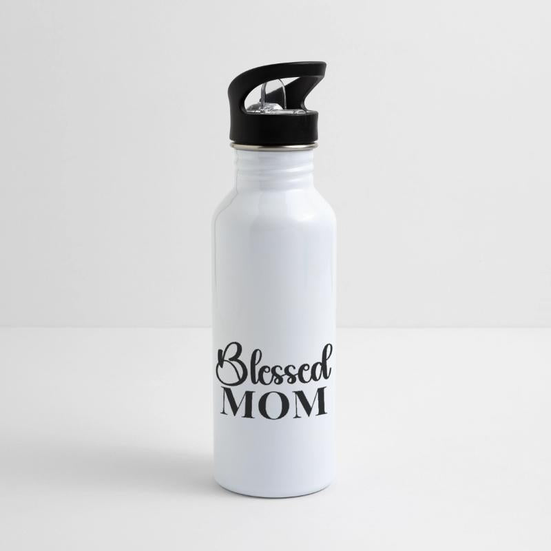 Blessed Mom Black Text, Christian Quote