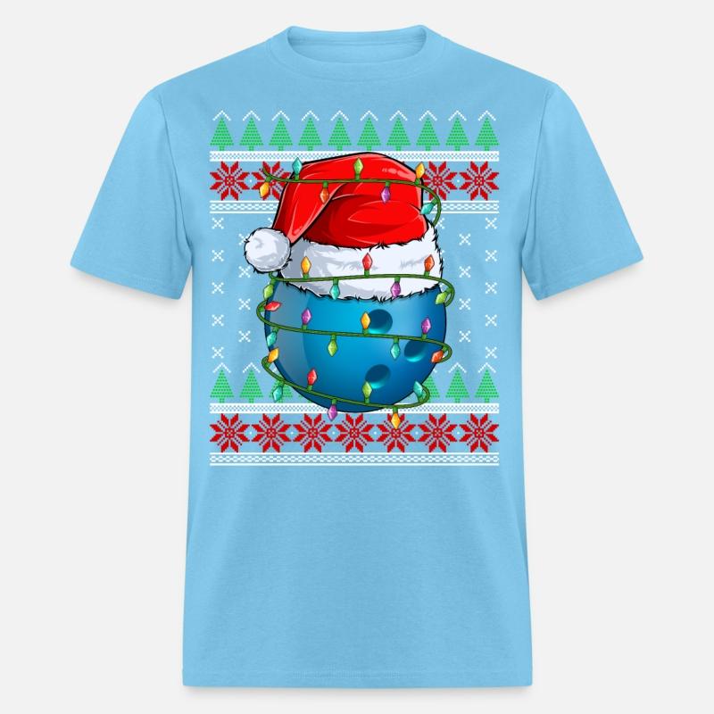 Bowling Ball Ugly Christmas Santa Hat