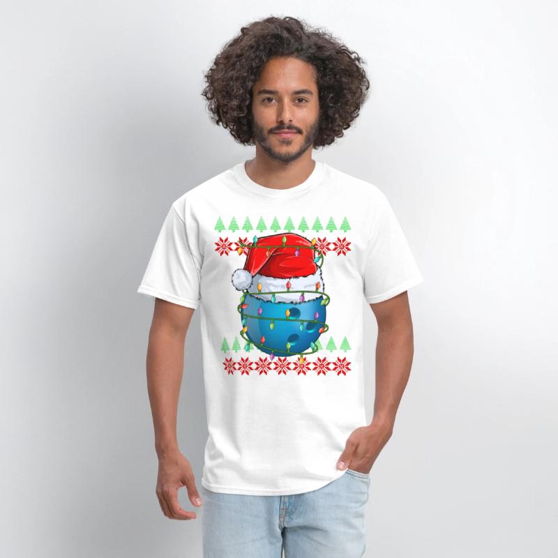 Bowling Ball Ugly Christmas Santa Hat