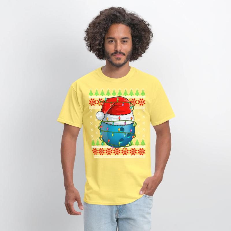 Bowling Ball Ugly Christmas Santa Hat