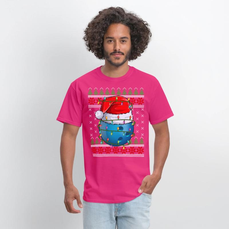 Bowling Ball Ugly Christmas Santa Hat