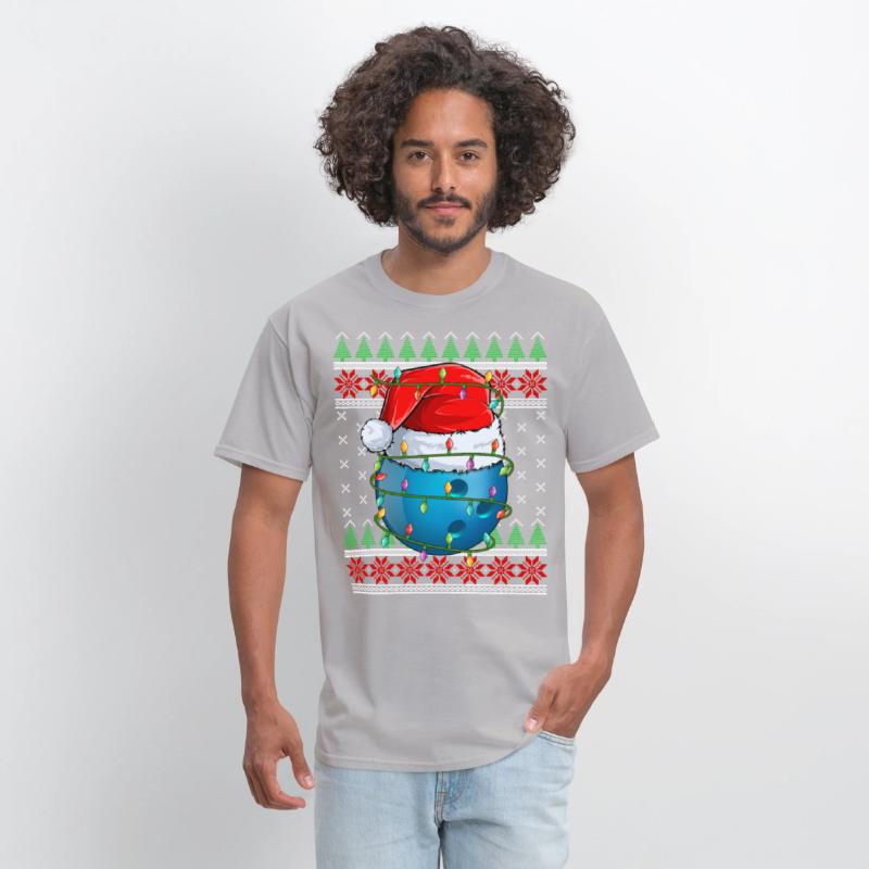 Bowling Ball Ugly Christmas Santa Hat