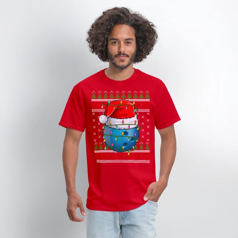 Bowling Ball Ugly Christmas Santa Hat
