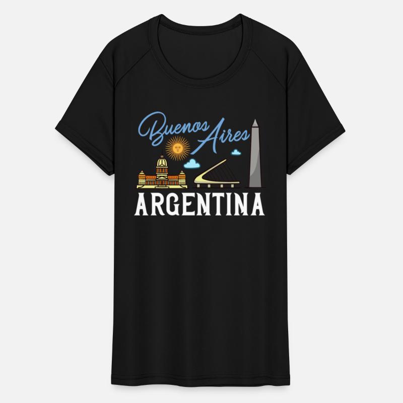 Buenos Aires Argentina City Skyline vintage