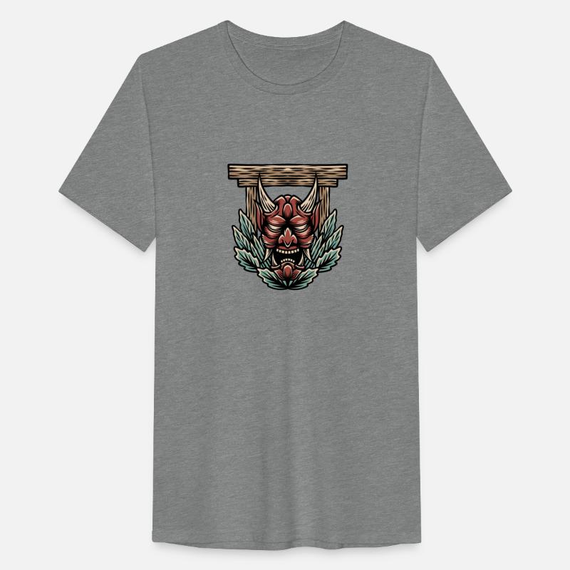 Bushido kabuki samurai japan graphic devil green m