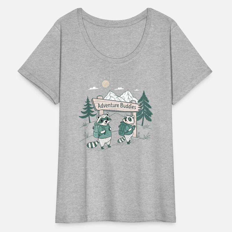 Camping Crew Shirt | Retro Outdoors racoon T-Shirt