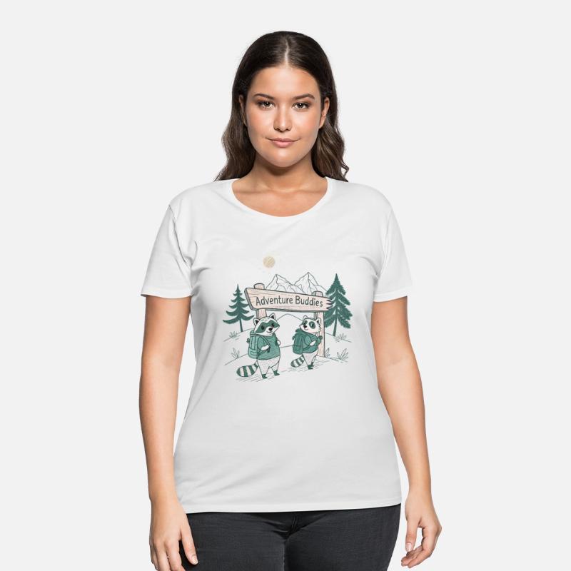 Camping Crew Shirt | Retro Outdoors racoon T-Shirt