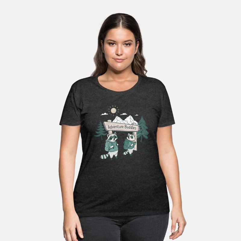 Camping Crew Shirt | Retro Outdoors racoon T-Shirt