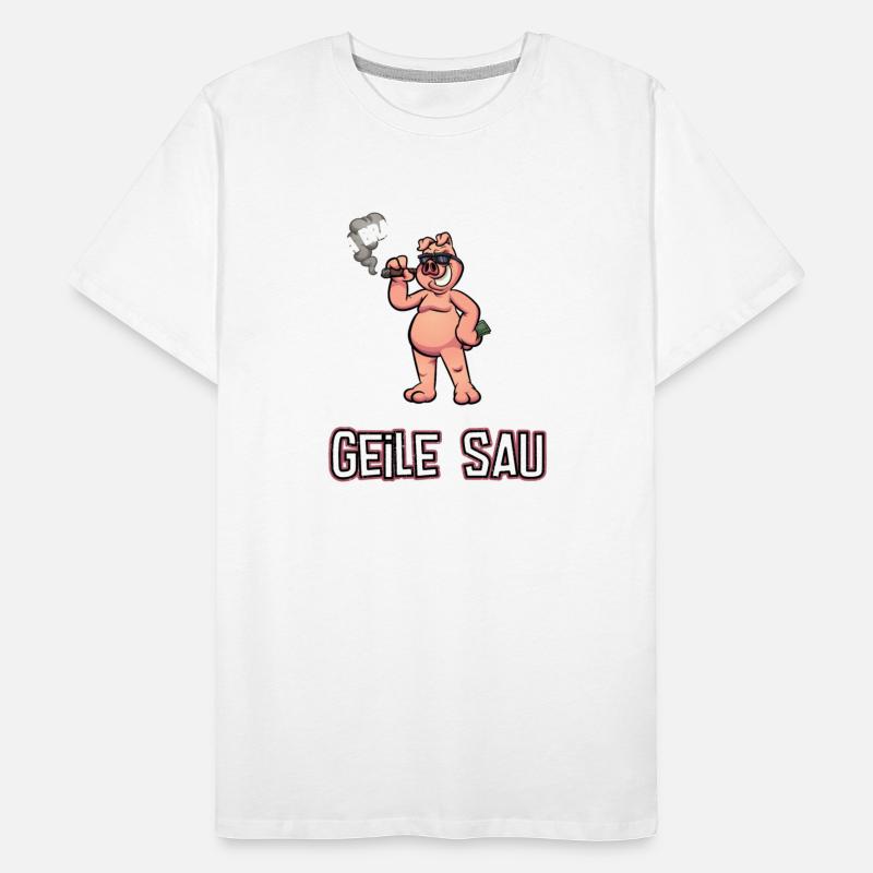 Carnival costume cool horny pig with cigar