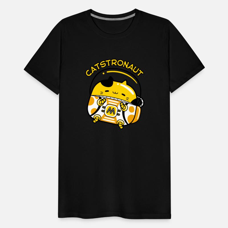 Cat Astronaut Meow Cute Fruit Yellow Butter Kitty