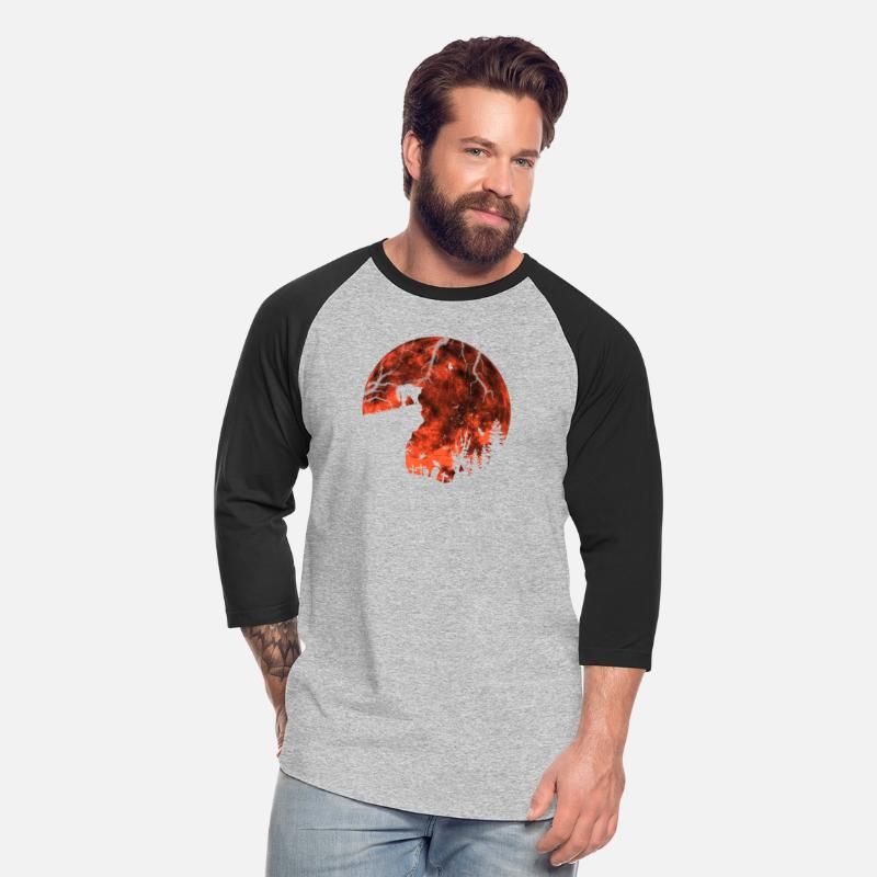 Cat Red Moon trick or treat Bats Forest Funny