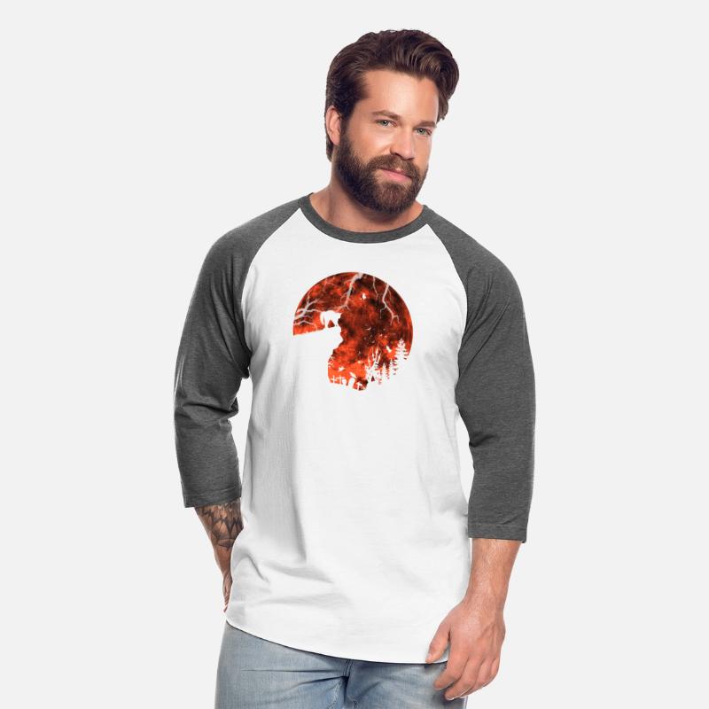 Cat Red Moon trick or treat Bats Forest Funny