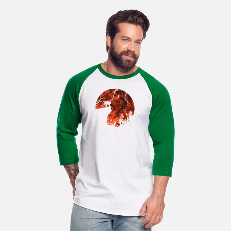 Cat Red Moon trick or treat Bats Forest Funny