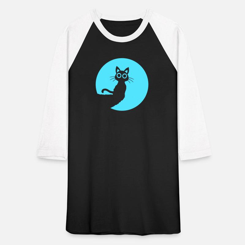 Cat Sweet Moon Round Cliff Mountain Night Big Eyes