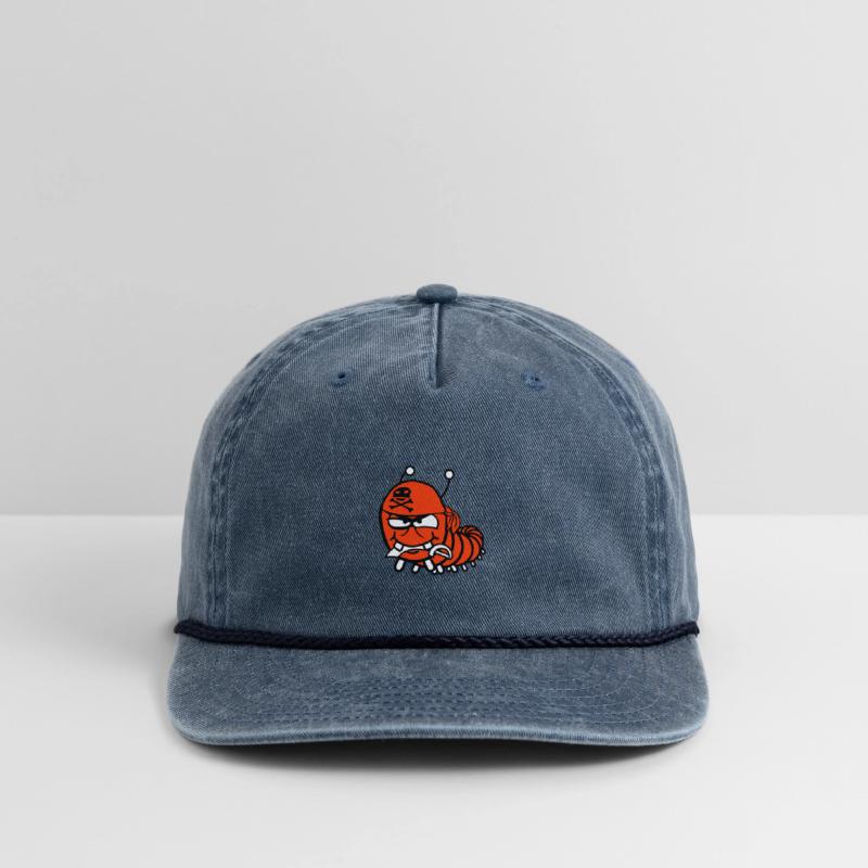 Caterpillar Evil Pirate Sailor Funny Cute Comic