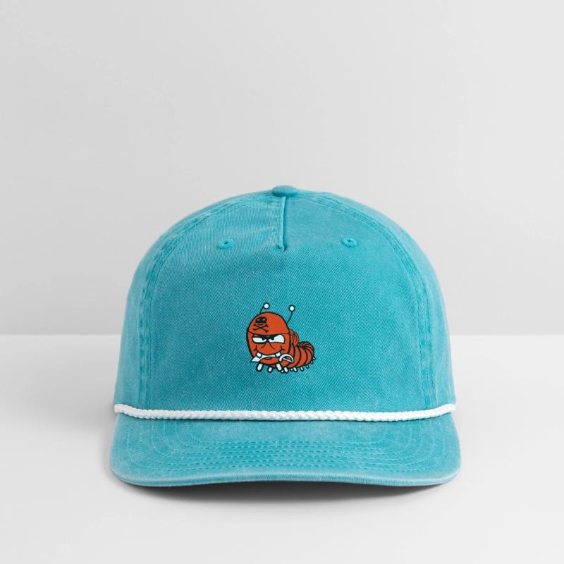 Caterpillar Evil Pirate Sailor Funny Cute Comic