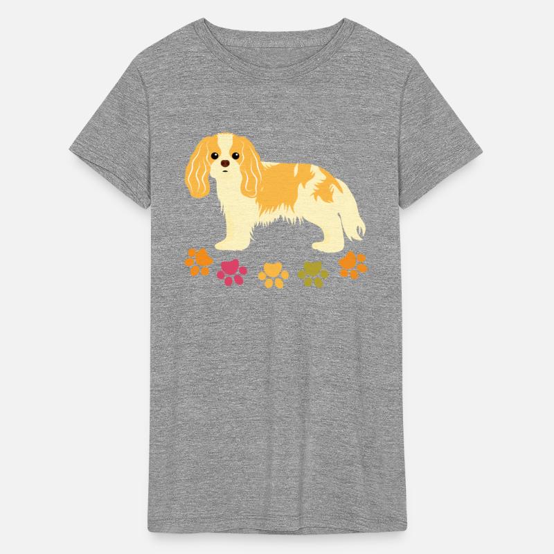 Cavalier King Charles Spaniel And Paw Print