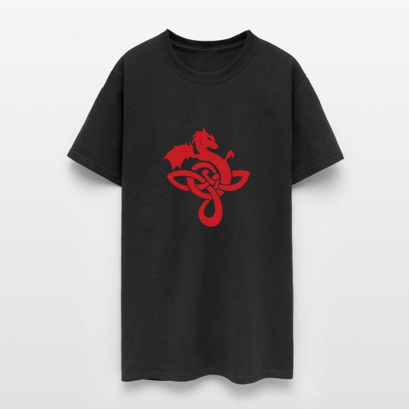 Celtic Symbols Dragon Red Gift Idea