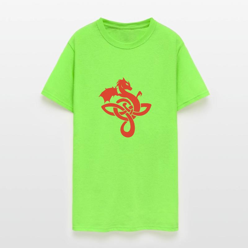 Celtic Symbols Dragon Red Gift Idea