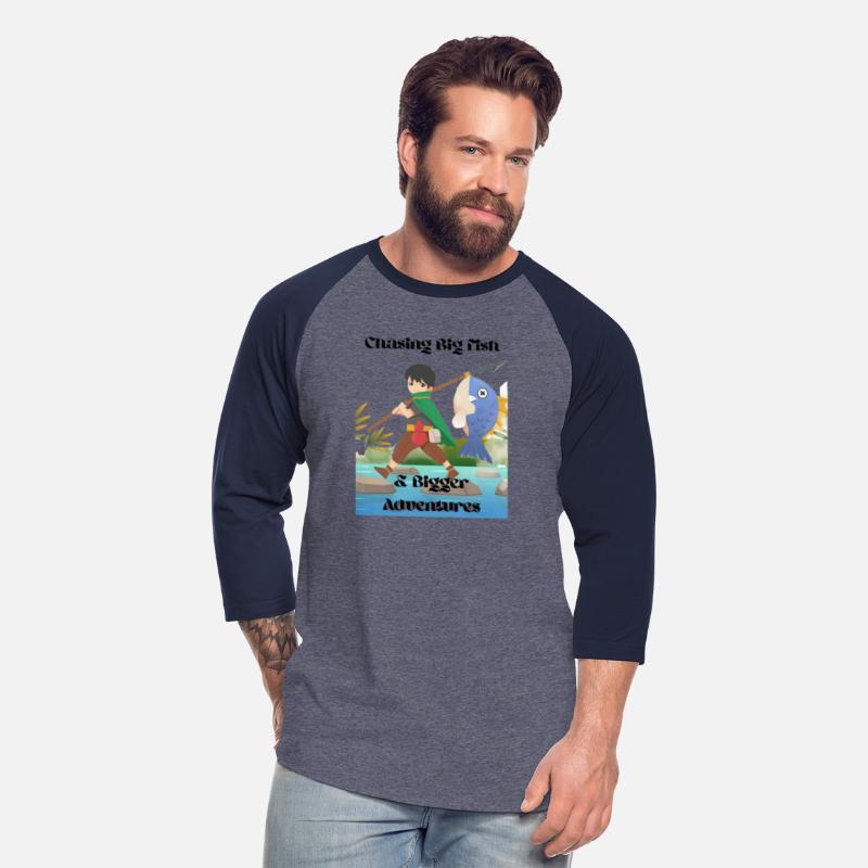 Chasing Big Fish & Bigger Adventures T shirt
