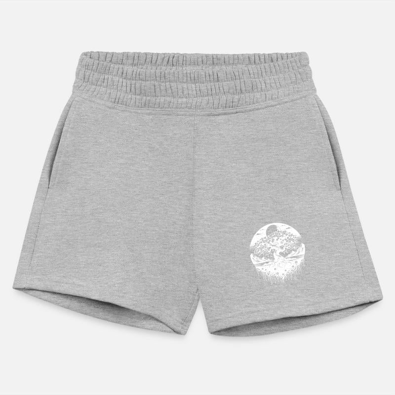 Cherry Tree In Full Bloom In A Mountain Landscape