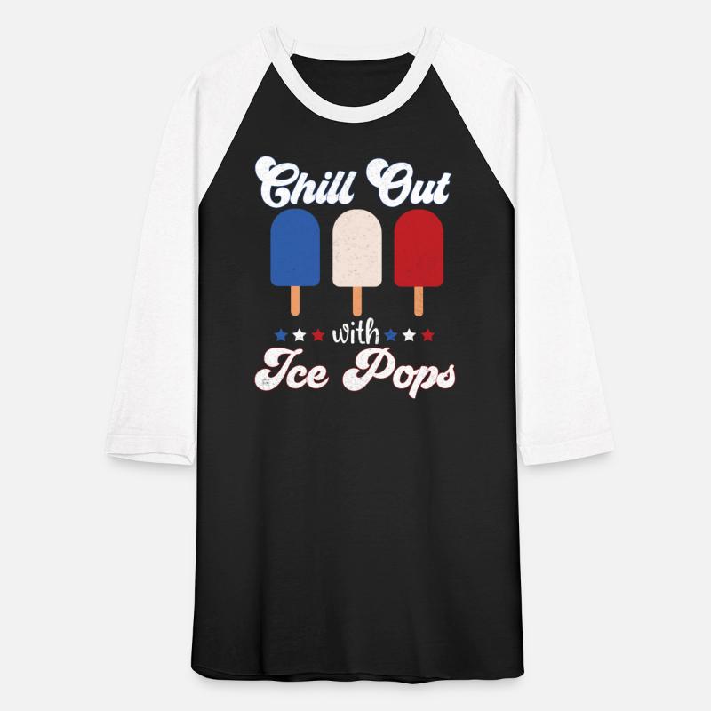 Chill Out With Ice Pops Retro Groovy Funny 4th