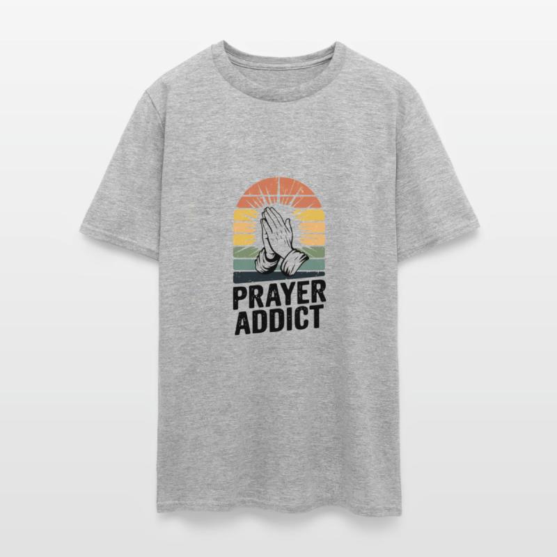 Christian shirt, Christian gift, Prayer addict