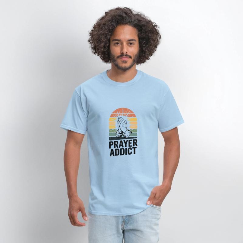 Christian shirt, Christian gift, Prayer addict