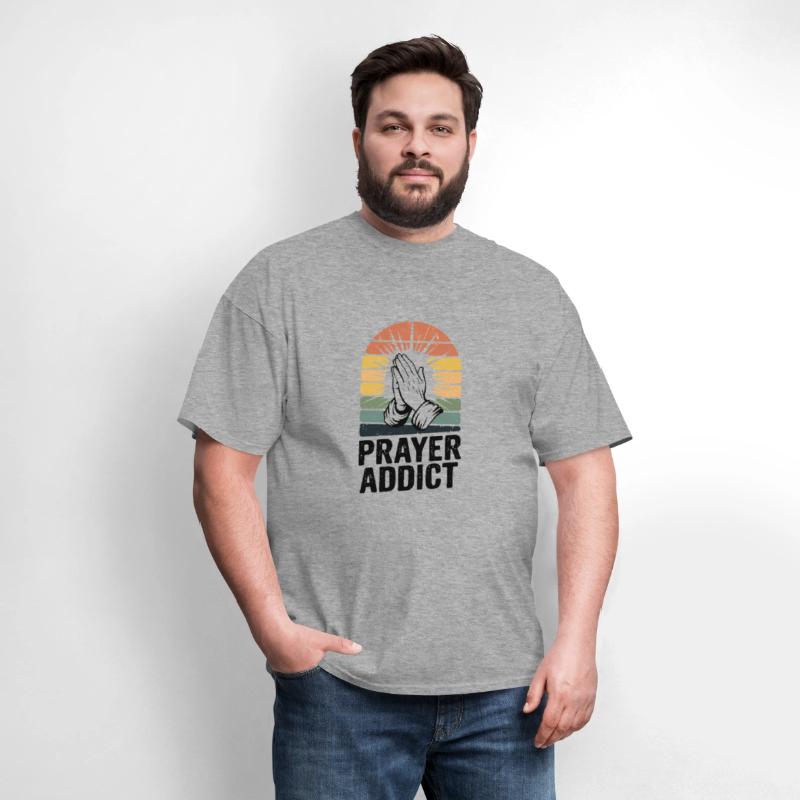 Christian shirt, Christian gift, Prayer addict