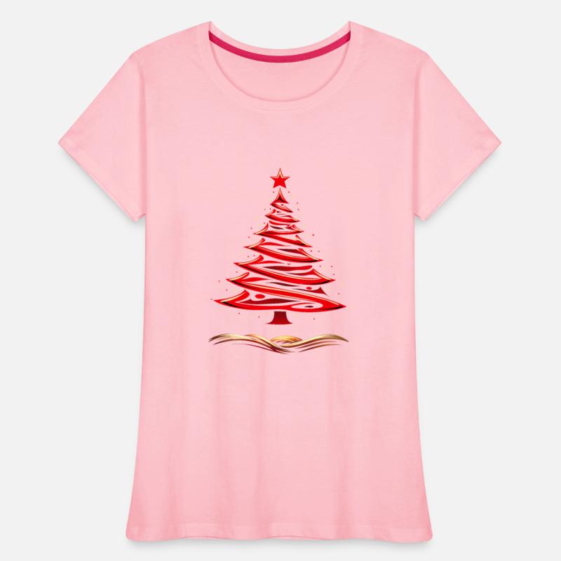 Christmas Tree Red and Gold