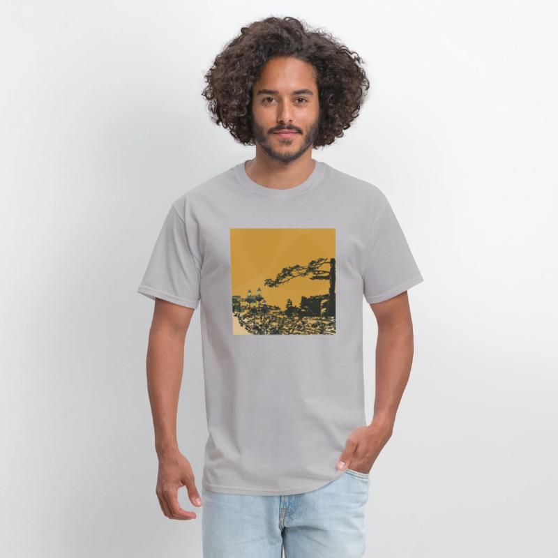 City Lamps and a Tree